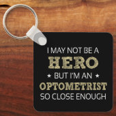 Optometrist nieuwheid sleutelhanger (Voorkant)
