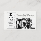 Optometrist Oftalmoloog Visitekaartje (Voorkant)