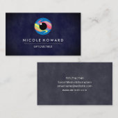 Optometrist | Oog Ball-Logo Visitekaartje (Voorkant / Achterkant)