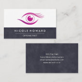 Optometrist | Oog Logo Visitekaartje (Voorkant / Achterkant)