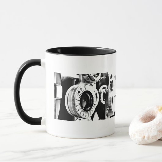 Optometrist Ophthalmoloog Eye Destiny Destiny's Mok (Met donut)