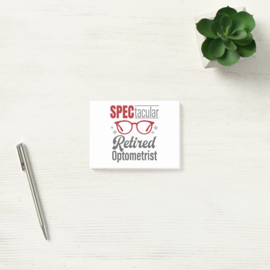 Optometrist Optometrie in ruste Post-it® Notes (Kantoor)