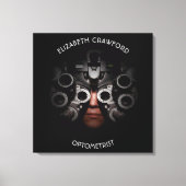 Optometrist Optometrist Test Vision Oftalmoloog Canvas Afdruk (Voorkant)