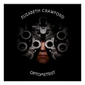 Optometrist Optometrist Test Vision Oftalmoloog Perfect Poster (Voorkant)