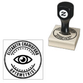 Optometrist Optometrist Test Vision Oftalmoloog Rubberstempel (Gestempeld)