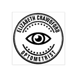 Optometrist Optometrist Test Vision Oftalmoloog Rubberstempel
