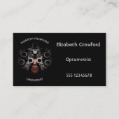 Optometrist Optometrist Test Vision Oftalmoloog Visitekaartje (Voorkant)