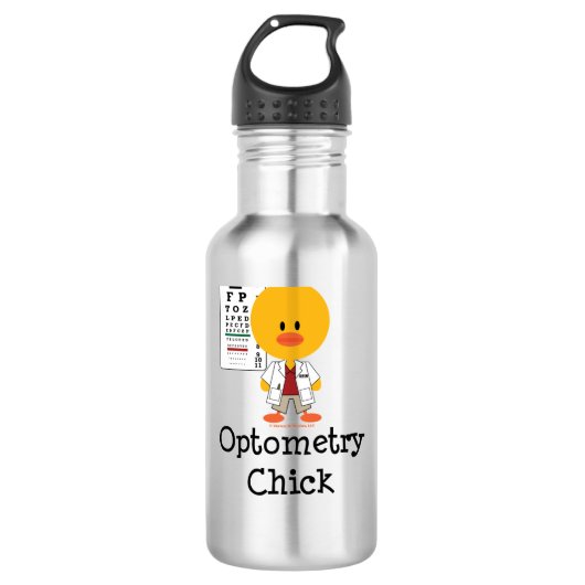 Optometrist Optometry Chick Chick Waterfles (Voorkant)