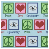 Optometrist Peace Love Optometry Stof (Close Up)