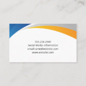 Optometrist | Phoropter apparatuur | Gezondheid Visitekaartje (Achterkant)