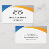 Optometrist | Phoropter apparatuur | Gezondheid Visitekaartje (Voorkant / Achterkant)