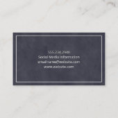 Optometrist | Phoropter apparatuur Visitekaartje (Achterkant)