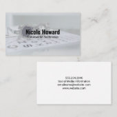 Optometrist | Phoropter | Eye Exam Chart Visitekaartje (Voorkant / Achterkant)