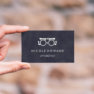 Optometrist   Phoropteruitrusting Visitekaartje