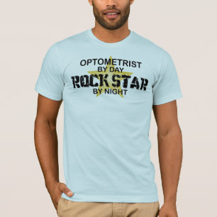 Optometrist Rock Star, Night T-shirt