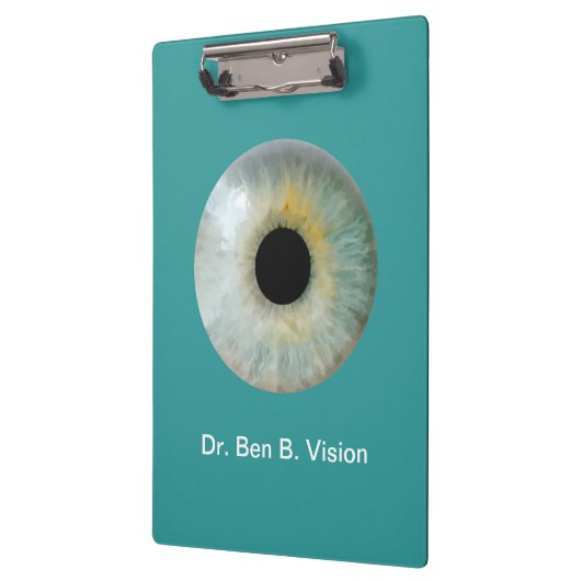 Optometrist Thema Gepersonaliseerd Acrylklembord Klembord (Links)