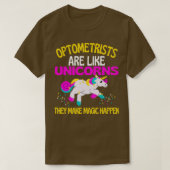 Optometrist Unicorn Magische Optometrie T-shirt (Design voorkant)