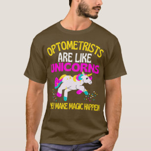 Optometrist Unicorn Magische Optometrie T-shirt