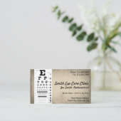 Optometrist Visitekaartje (Staand voorkant)