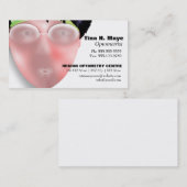 Optometrist Visitekaartje van oogzorg (Voorkant / Achterkant)