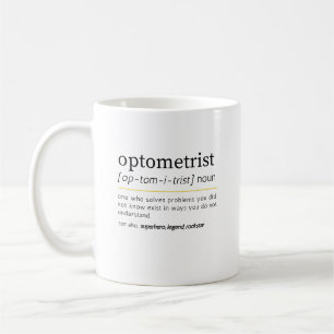 Optometrist zelfstandig naamwoord mok. koffiemok