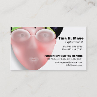 Optométriste Optométrie Carte de visite Eyecare