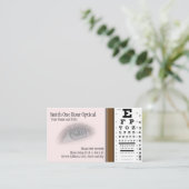 Optometristen Visitekaartje (Staand voorkant)