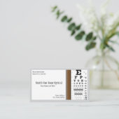 Optometristen Visitekaartje (Staand voorkant)