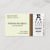 Optometristen Visitekaartje (Voorkant)