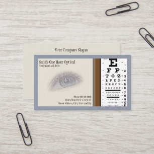 Optometristen Visitekaartje