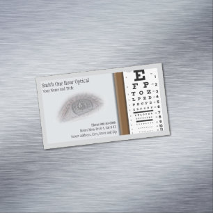 Optometristen Visitekaartje magneet