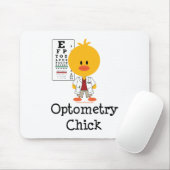 Optometry Chick Mousepad Muismat (Met muis)