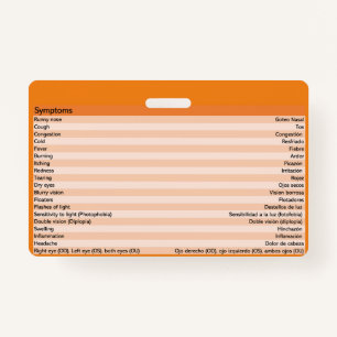 Optometry Medical Spaandassen Badge