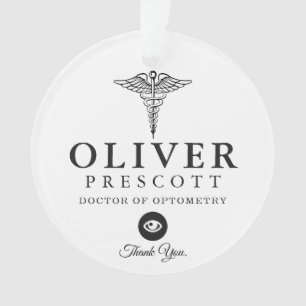 Optometry Professional Werkautomarker Ornament