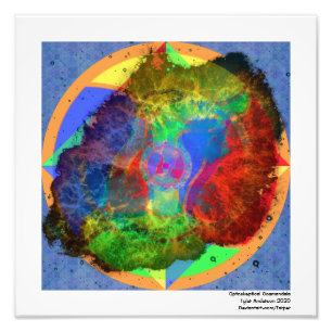 Optoskeptical Cosmandala Foto Afdruk