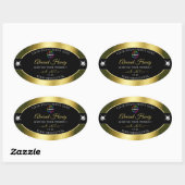 Opulemment Black Shiny Gold avec Étiquette de prod (Feuille)