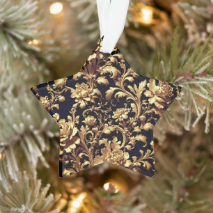 Opulence élégante : Noir et Or flamand baroque