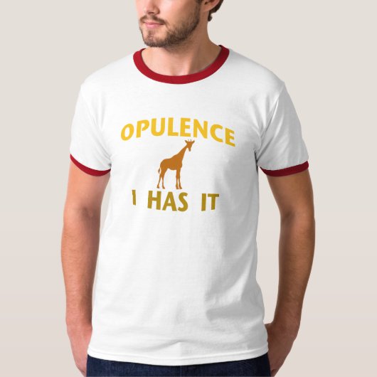 OPULENHEID DIE IK HEB T-SHIRT (Voorkant)