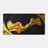 Opulent Swirl Liquid Gold Black Monochrome  (Recto)
