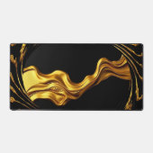 Opulent Swirl Liquid Gold Black Monochrome Achempo (Recto)