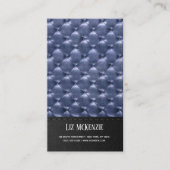Opulent Tufted Textuur Visitekaartje (Voorkant)