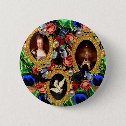 Opulentie Ronde Button 5,7 Cm (Voorkant)