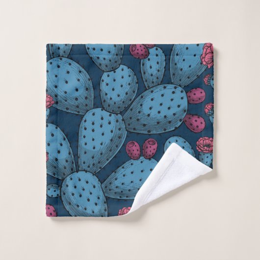 Opuntie de floraison (Gant de toilette)