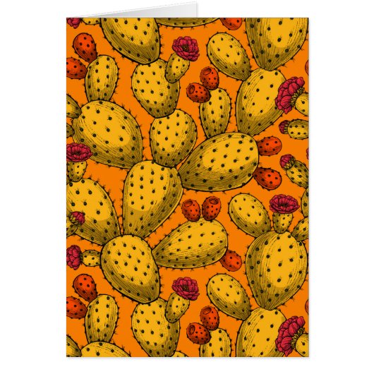 Opuntie de floraison en jaune (Devant)