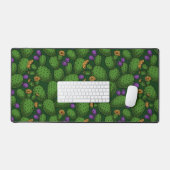 Opuntie de floraison sur vert foncé (Clavier et souris)