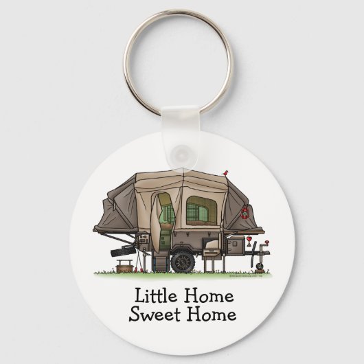 Opus 4 Pop omhoog Camper | Reisaanhangwagen | Camp Sleutelhanger (Voorkant)