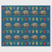 Opus 4 Pop op Camper RV happy camper Cadeaupapier (Vlak)