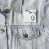 Opus 7 vierkante button 5,1 cm (In situ)