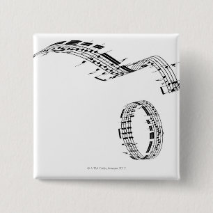 Opus 7 vierkante button 5,1 cm