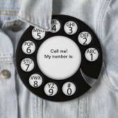 OPUS Bel het Man! Ronde Button 6,0 Cm (In situ)